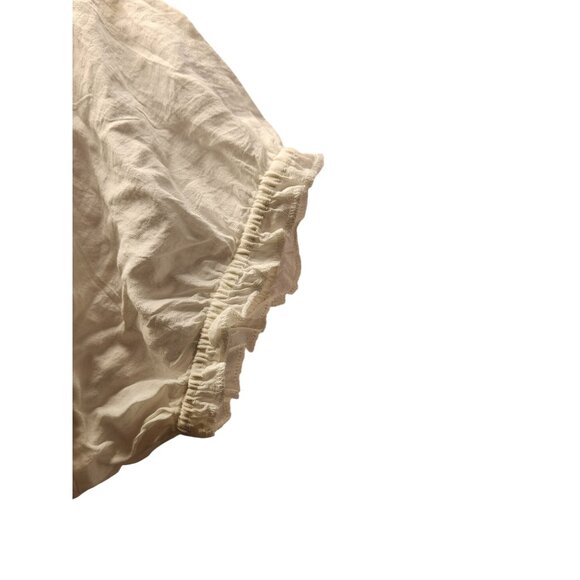 ETC Lazy Daisy Women's Bohemian White Eyelet Cotton Tiered Dress US/L NWT - Picture 9 of 11